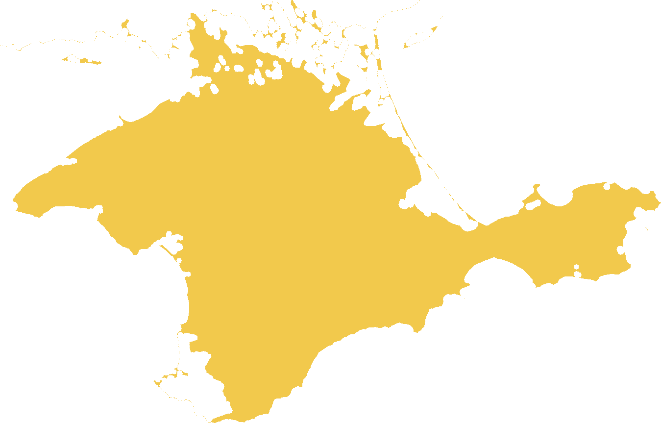 Контурная карта Крыма